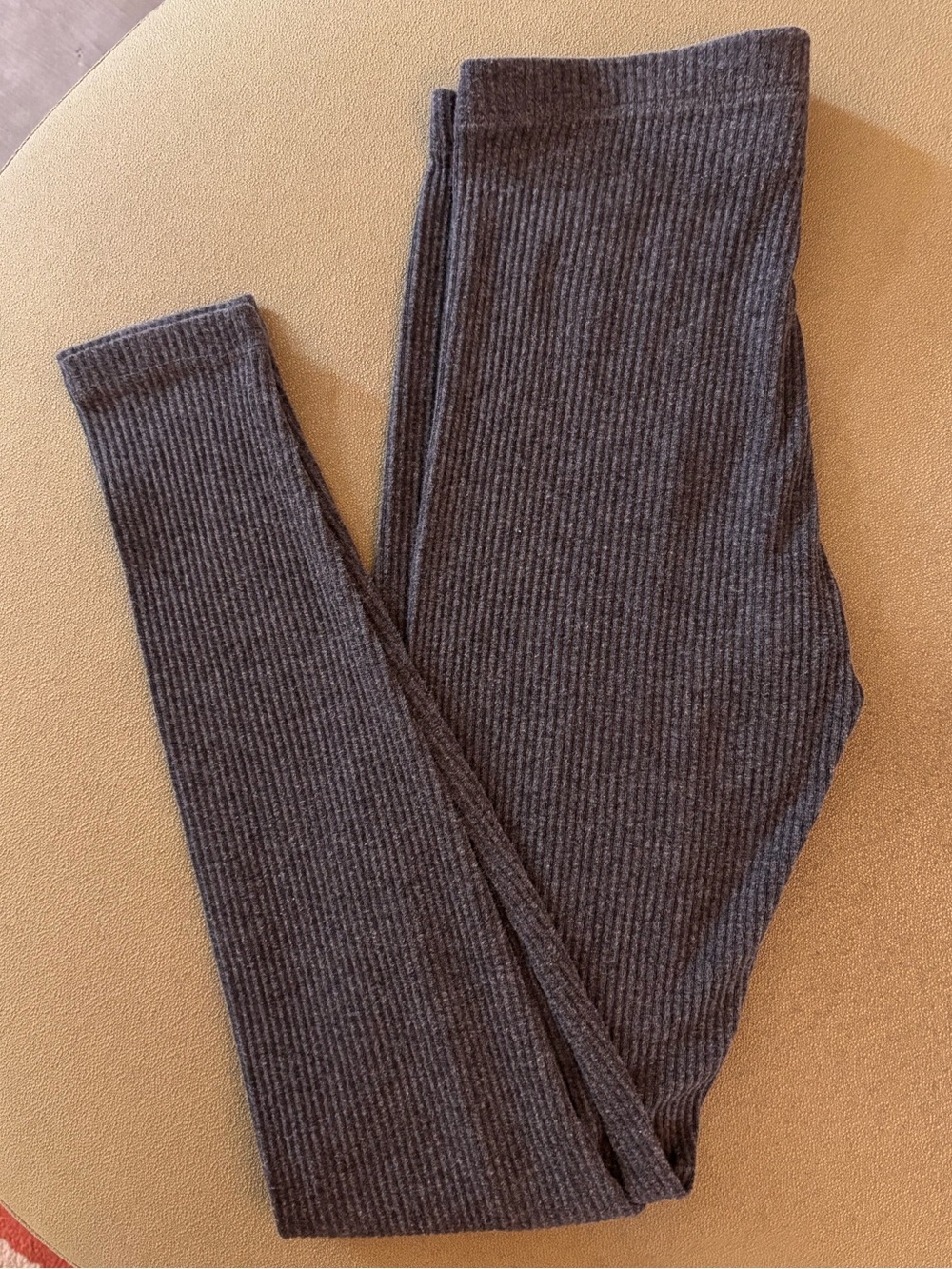 Cotton On Size M Ribbed Leggings Women Gray